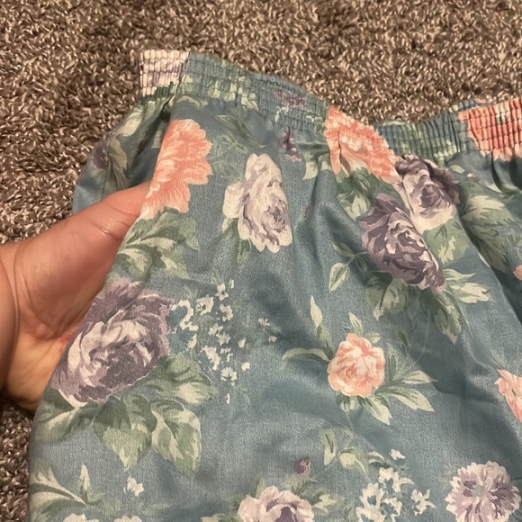 Vintage Alfred Dunner Pastel Floral Knee-Length Skirt - Picture 4 of 5